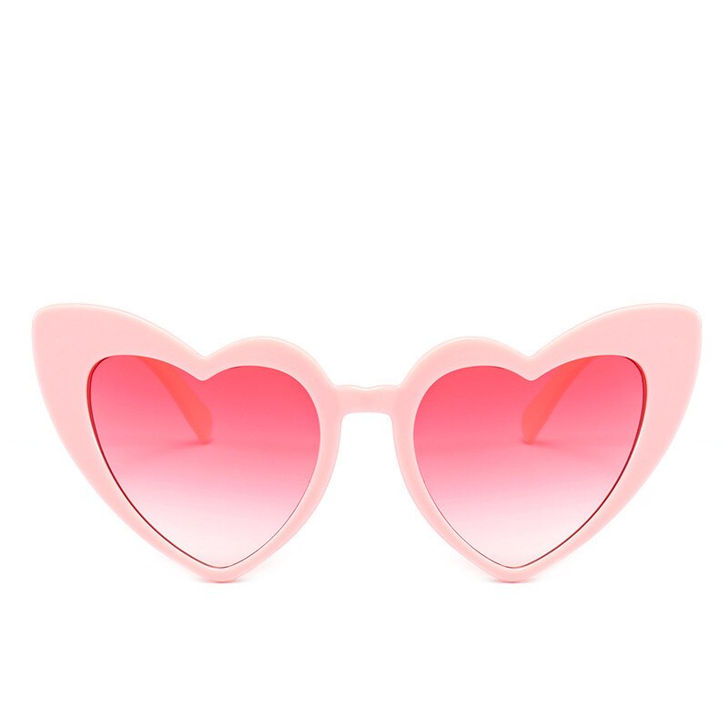 Love heart solbriller kvinder cat eye vintage solbriller jul hjerteformede festbriller til kvinder der kører  uv400