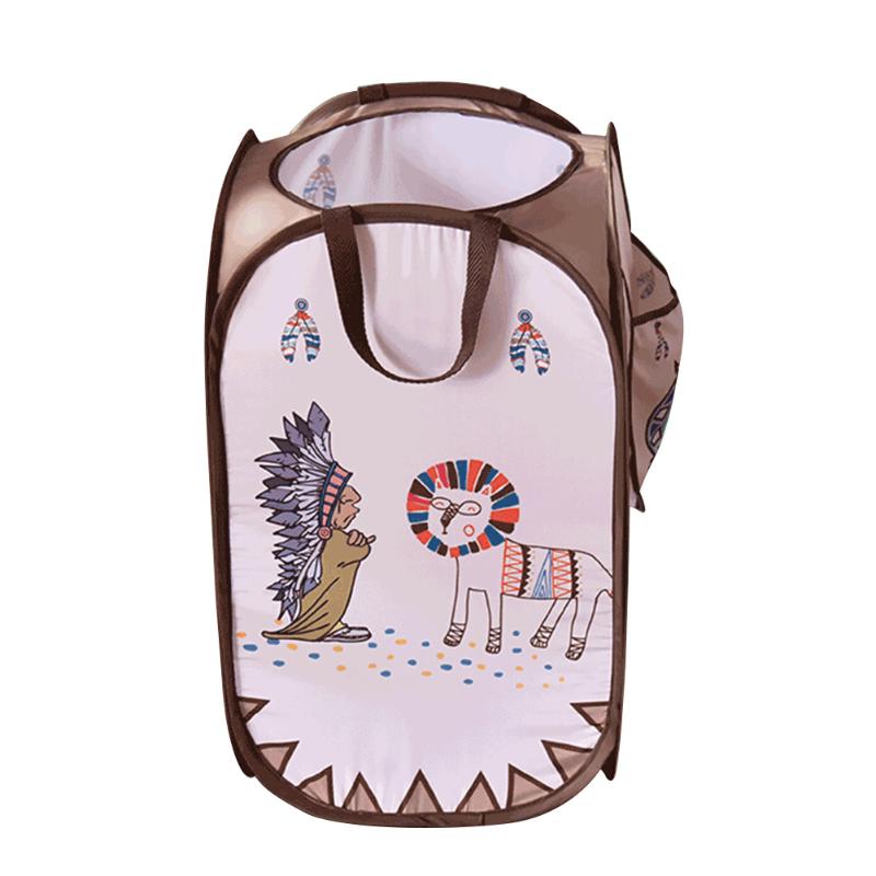 Nette Karikatur Ozean Bälle Spielzeug Lagerung Korb Große Kapazität Eimer Organizer: A