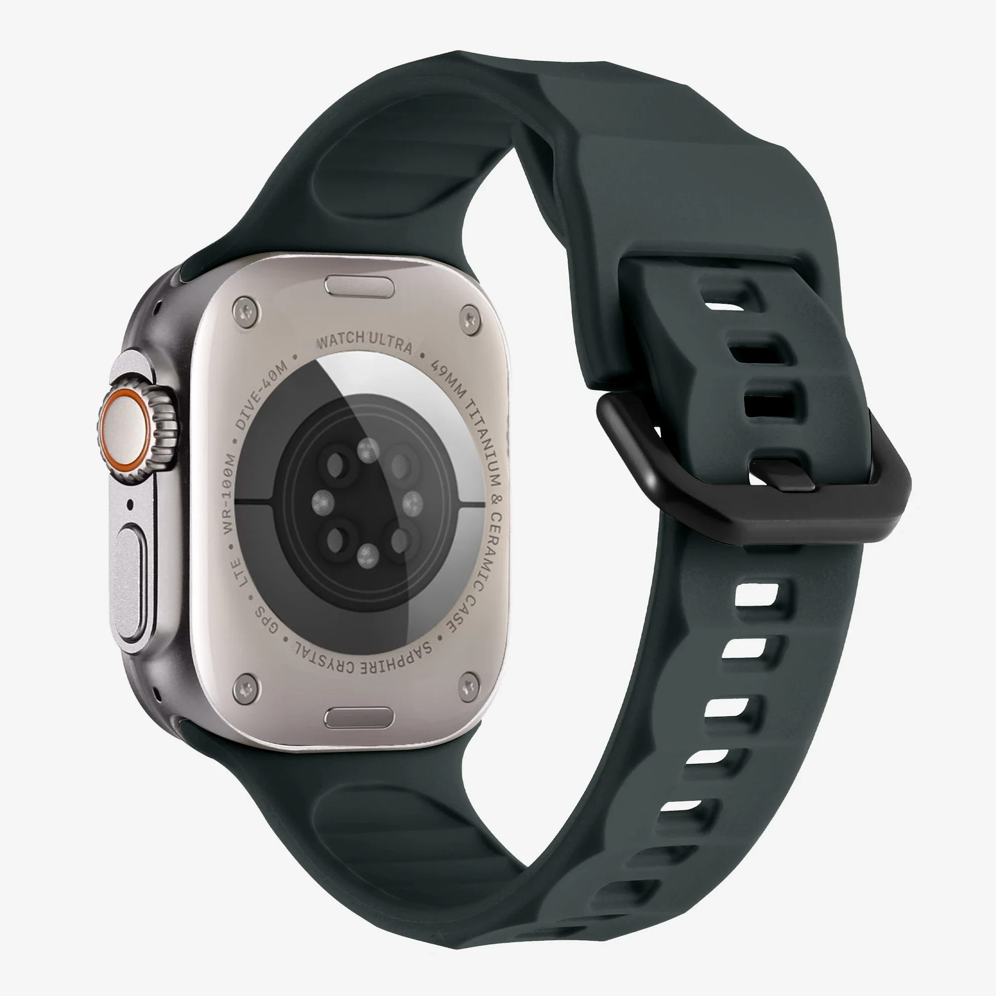 Sports Strap For Apple Watch Ultra2 49mm 10 42mm 46mm 9 8 7 45mm 41mm Silicone Bracelet band iWatch 6 5 4 SE 44mm 40mm 38mm Belt: Beige / 16mm