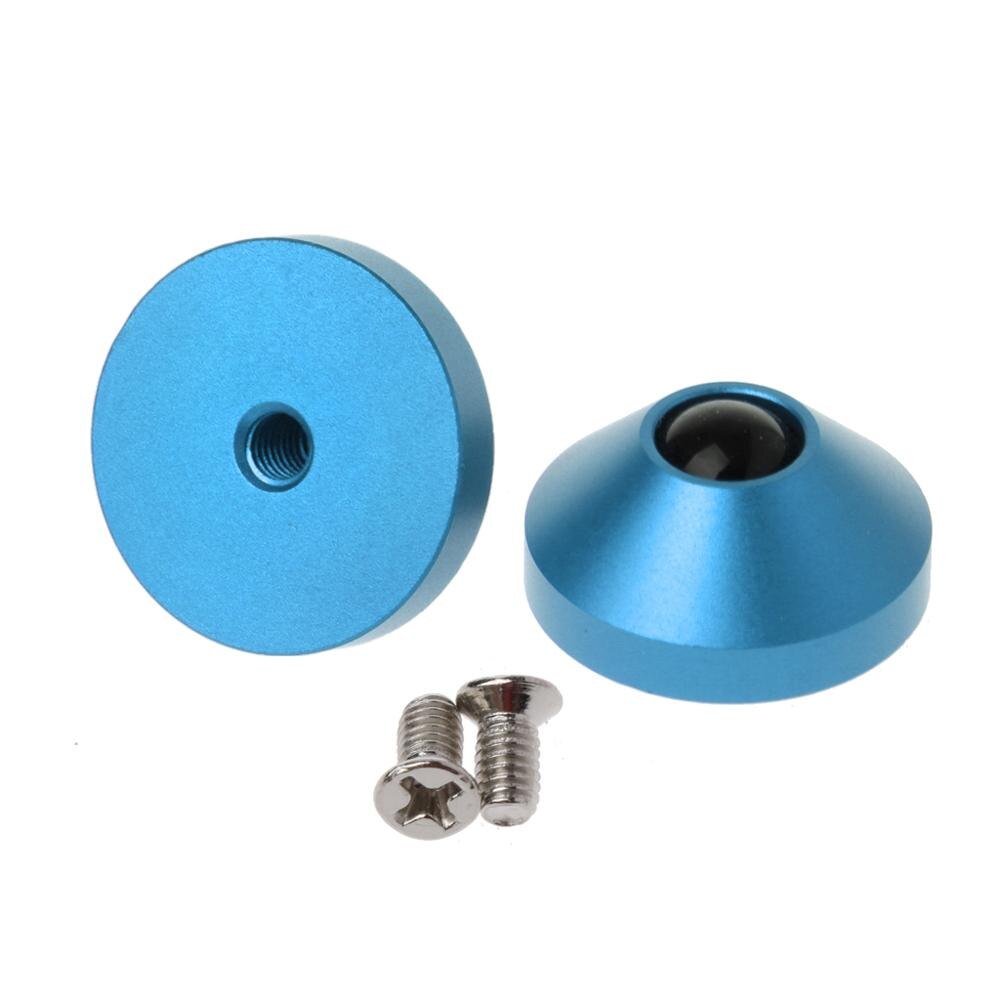 2Pcs Mechanical Keyboard Feet Anodized CNC Aluminum Feet Metal Case With Screws: SB