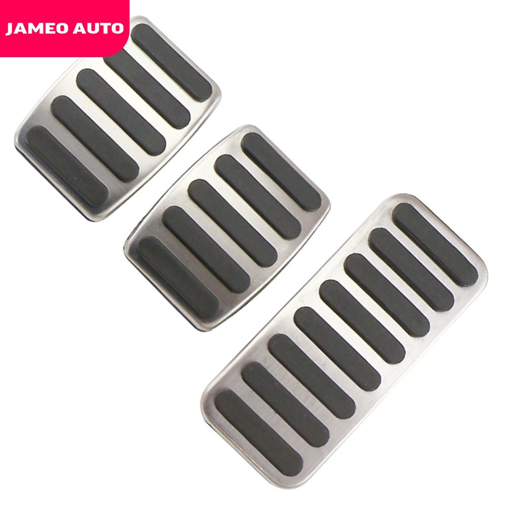 Kiqi rustfrit stål bil pedal pedal cover til suzuki  sx4 aerio ciaz vitara s-cross splash ignis kizashi sidekick samurai dele: Mt