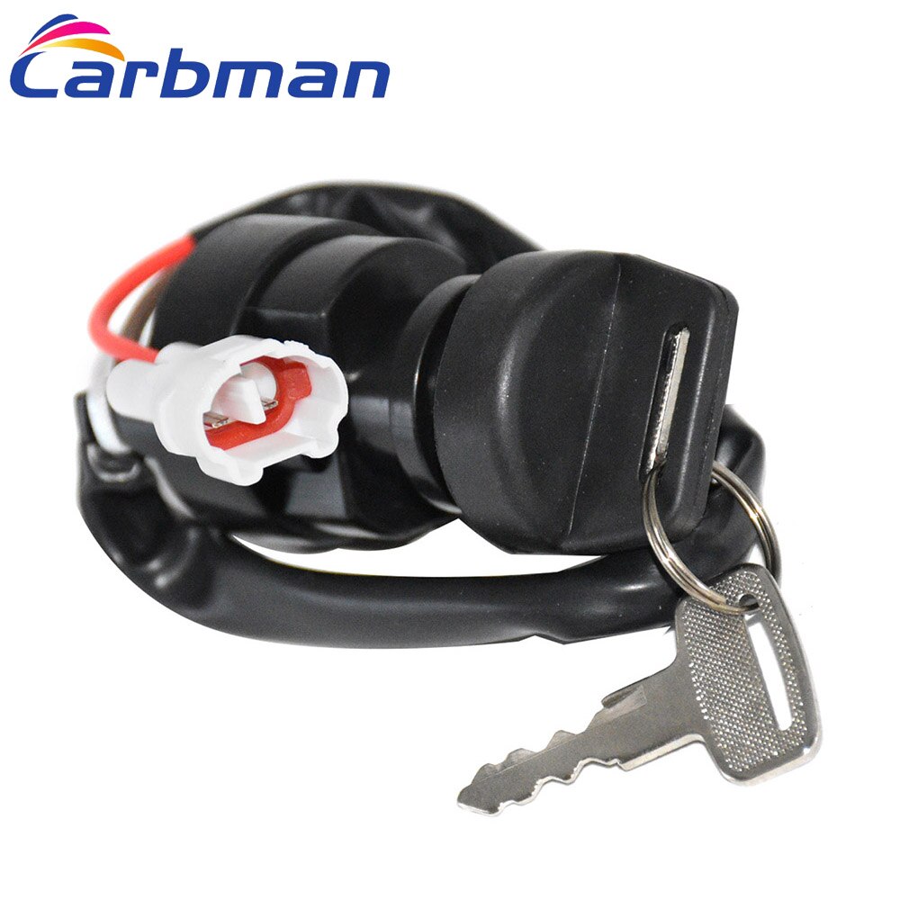 Carbman Ignition Key Switch For YAMAHA RAPTOR 660 YFM660 2001 2002 2003 2004 2005 ATV PART