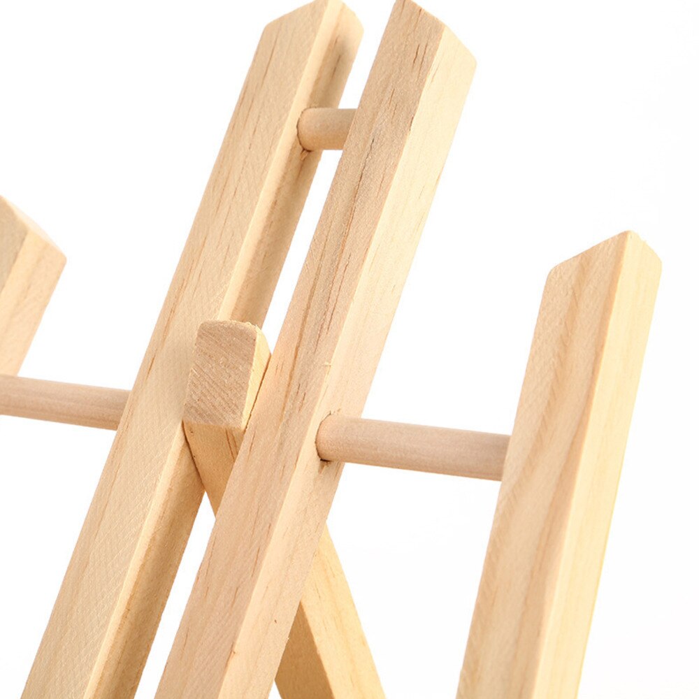 Caballete plegable de madera para artistas, mesa de boda, soporte de tarjeta, soporte de exhibición, decoración de , arte triangular y escuela para suministros de pintura