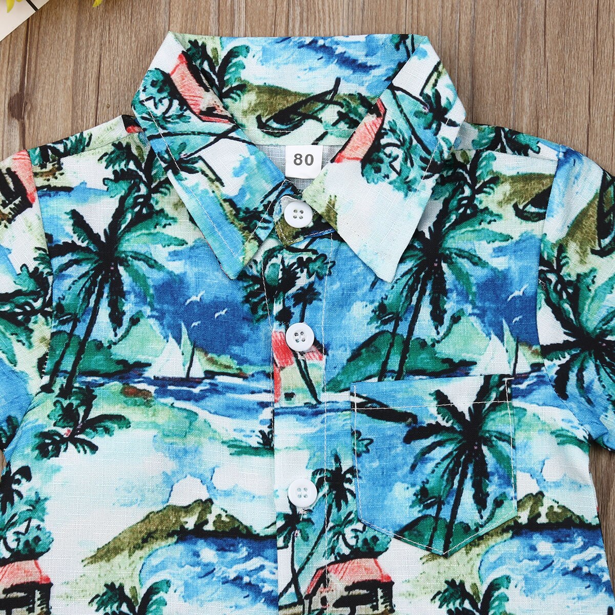 Baby Sommer Kleidung Kleinkind Baby-Karosserie Hawaii Gesamt Kurzarm Strampler Kleidung Playsuits Outfit Beachwear 0-24 M