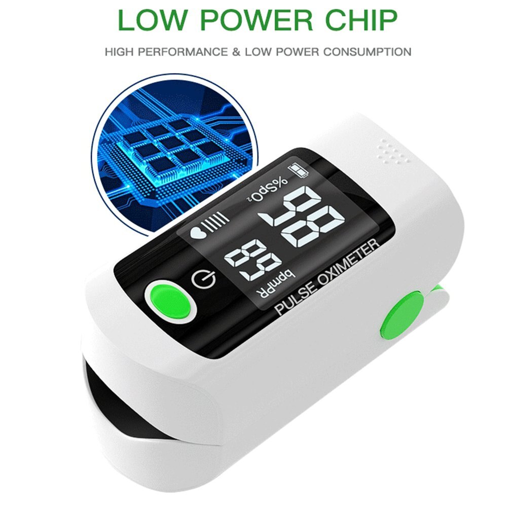 Accurate Finger Oximeter SpO2 Blood Oxygen Measuring Tool Pulse Heart Rate Finger Clip Oximeter Decive Home Health Monitor