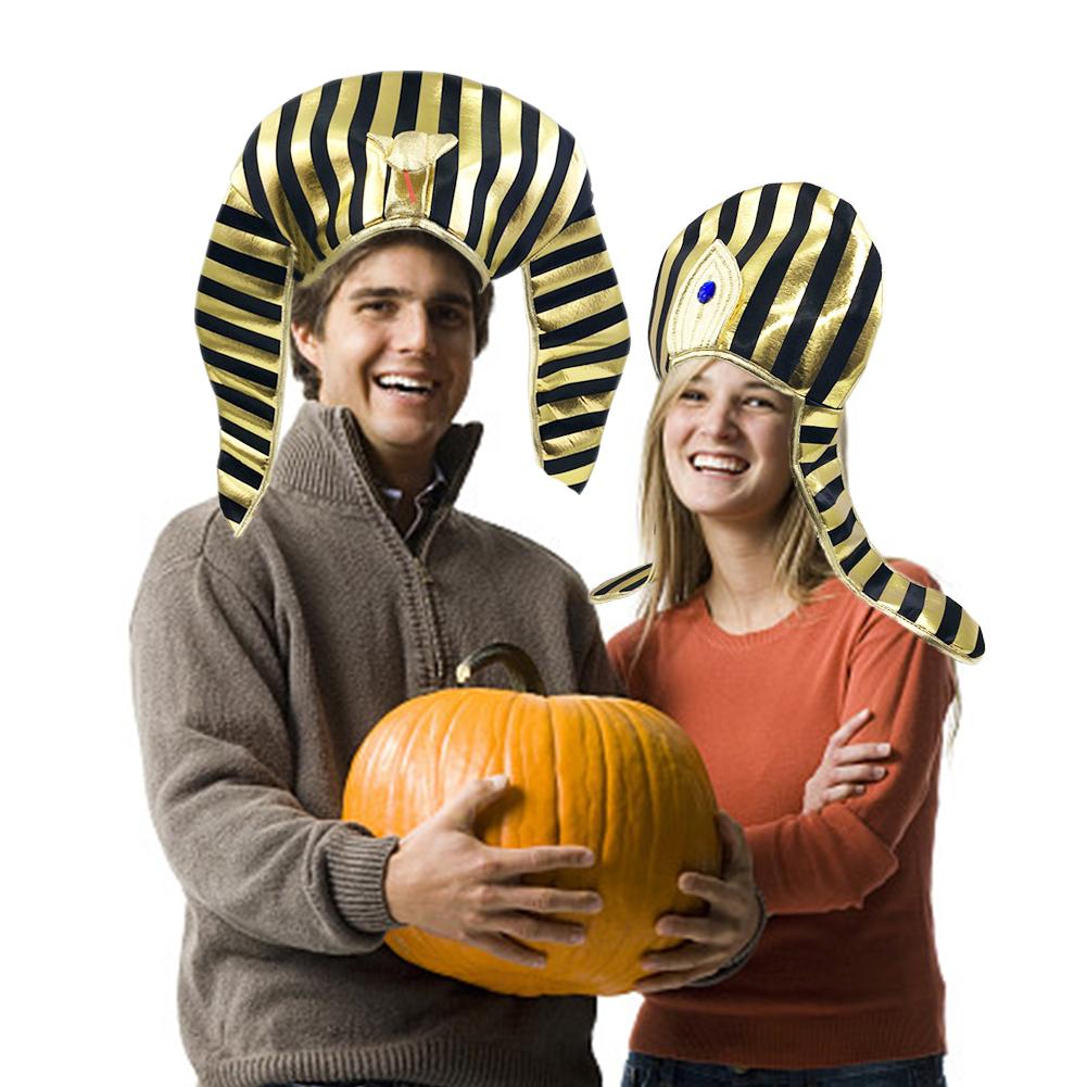 Egyptische Farao Hoed Halloween Farao Stijl Party Hoed Voor Mannen En Vrouwen Volwassen Kinderen Maskerade Wizard Hoeden Kostuum Accessoires