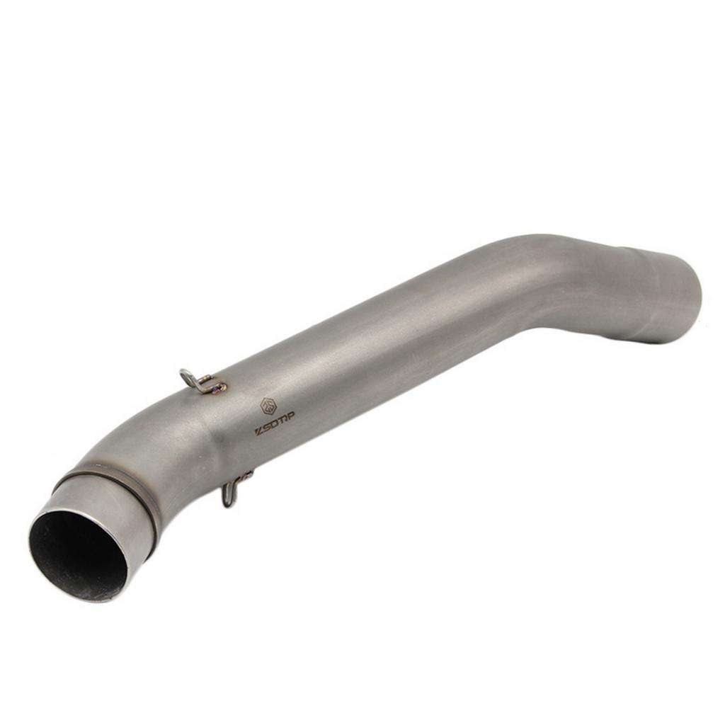 Motorcycle Connecting Mid Link Pipe Slip On Exhaust For Kawasaki Z750