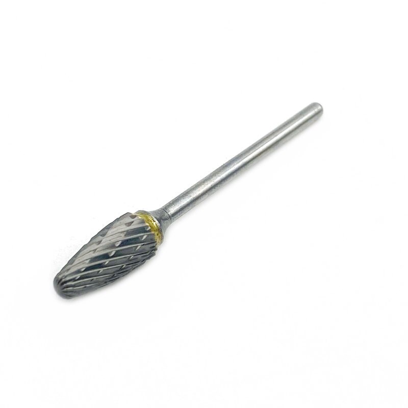 10pcs/set Dental Tungsten Steel Burs Drills Dental Lab Titanium Nitrate Carbide Burs Dentistry 2.35mm Shank Polisher Type F6
