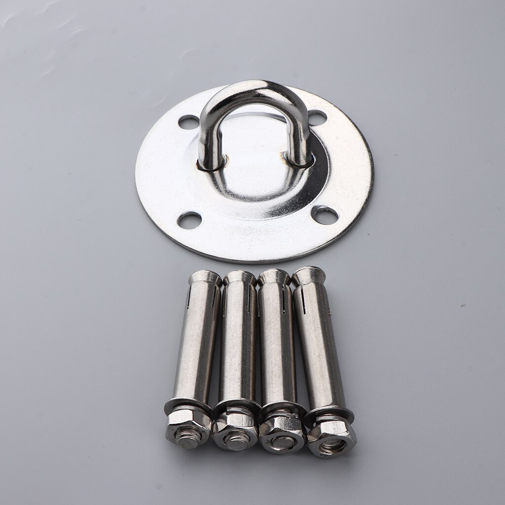Ceiling & Wall Stainless Steel Anchor Bracket Hook for Aerial Training Straps Hammock Swing