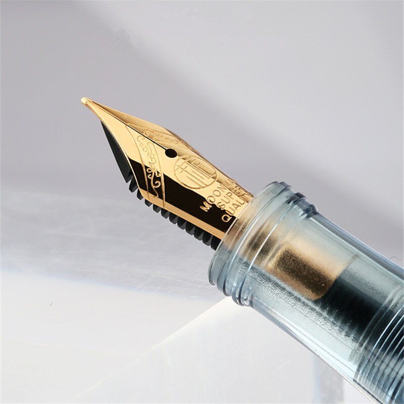 Majohn C3 Transparent Large-Capacity Fountain Pen Eyedropper Filling Pen With A Converter EF/F Iraurita Nib Ink Pen Set