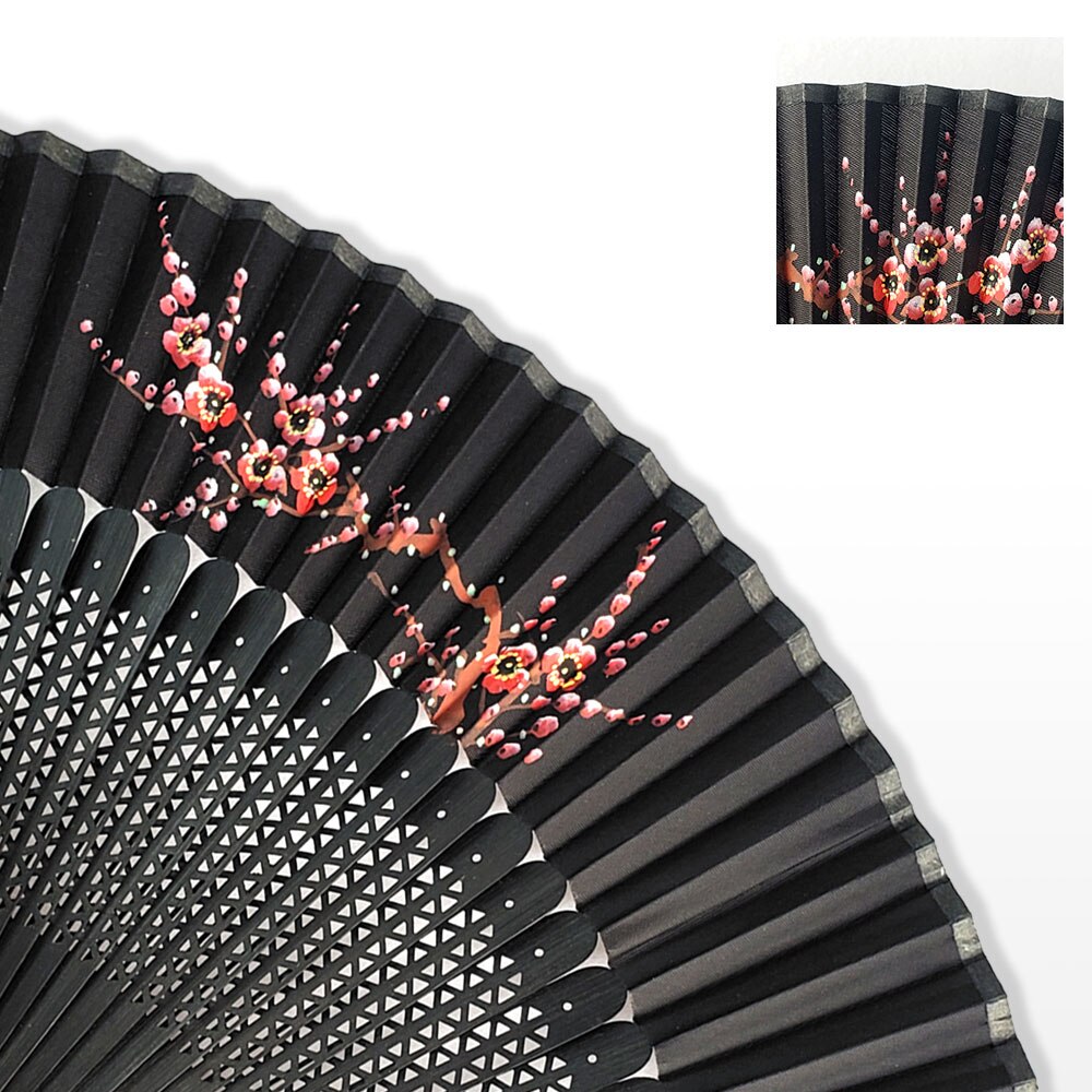 Chinese Stijl Rood Zwart Vintage Hand Fan Folding Fans Dance Wedding Party Favor Chinese Dance Party Vouwen Fans Bamboe