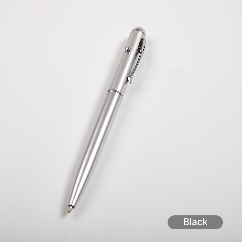 Stylo à bille magique à encre invisible et lumière UV de révélation, 1 pièce, accessoire en plastique pour message secret, fourniture scolaire ou de bureau,: black