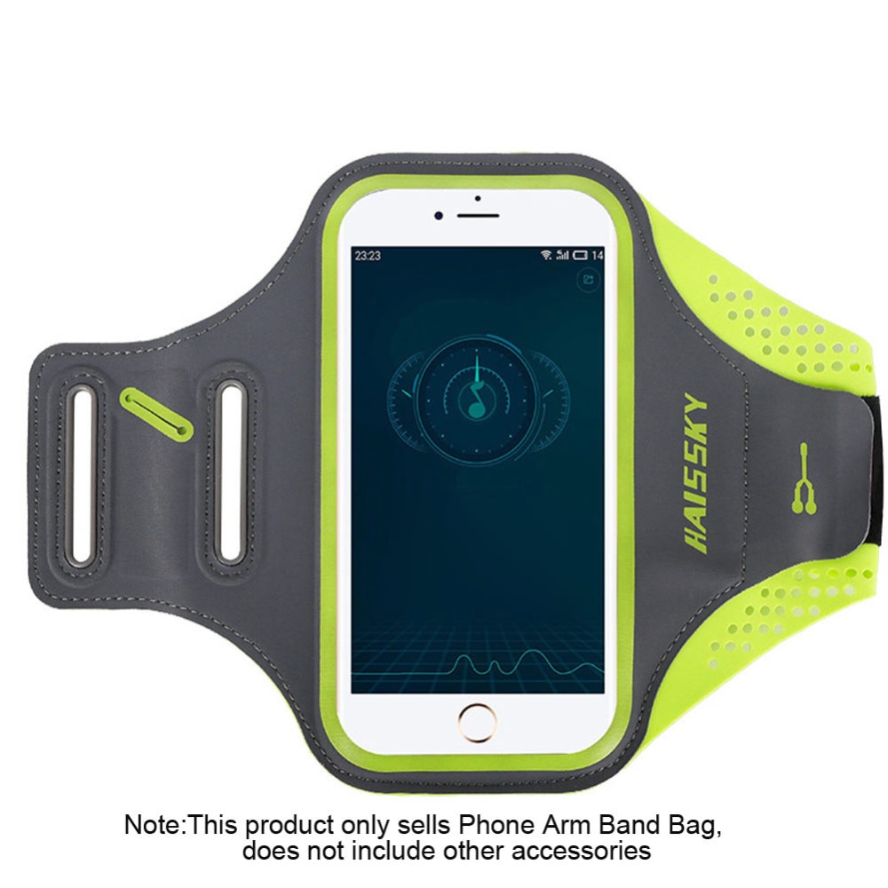 Unisex fitness sport vandtæt armbånd telefon cover etui holder fitness fitness telefon armbånd taske 5.5 tommer: Rød