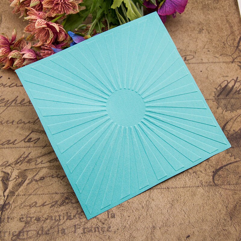 Sol solskin prægning mapper plast skabelon stencil til diy scrapbooking gør fotoalbum papir kort håndværk indretning forsyninger