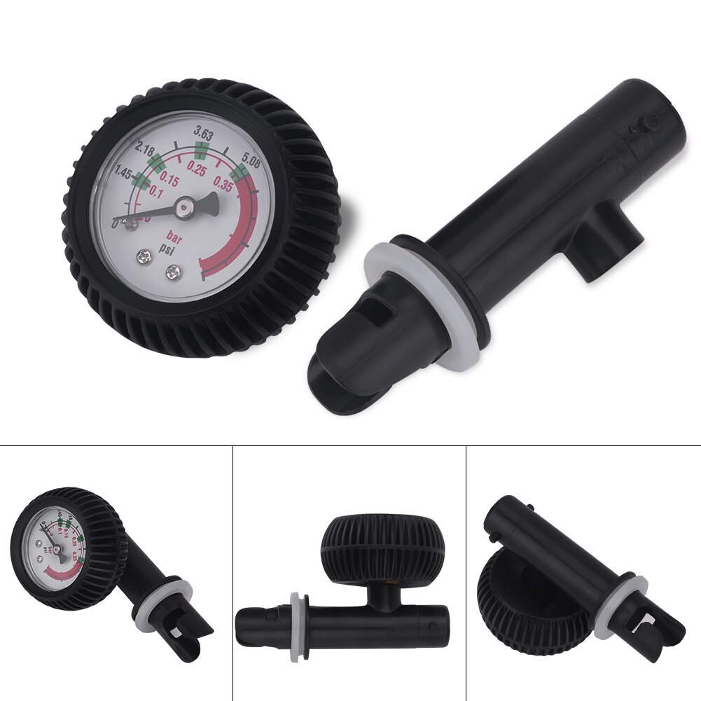 5.08 psi lufttrycksmätare termometer kontakt för uppblåsbar båt kajak flotte surfing