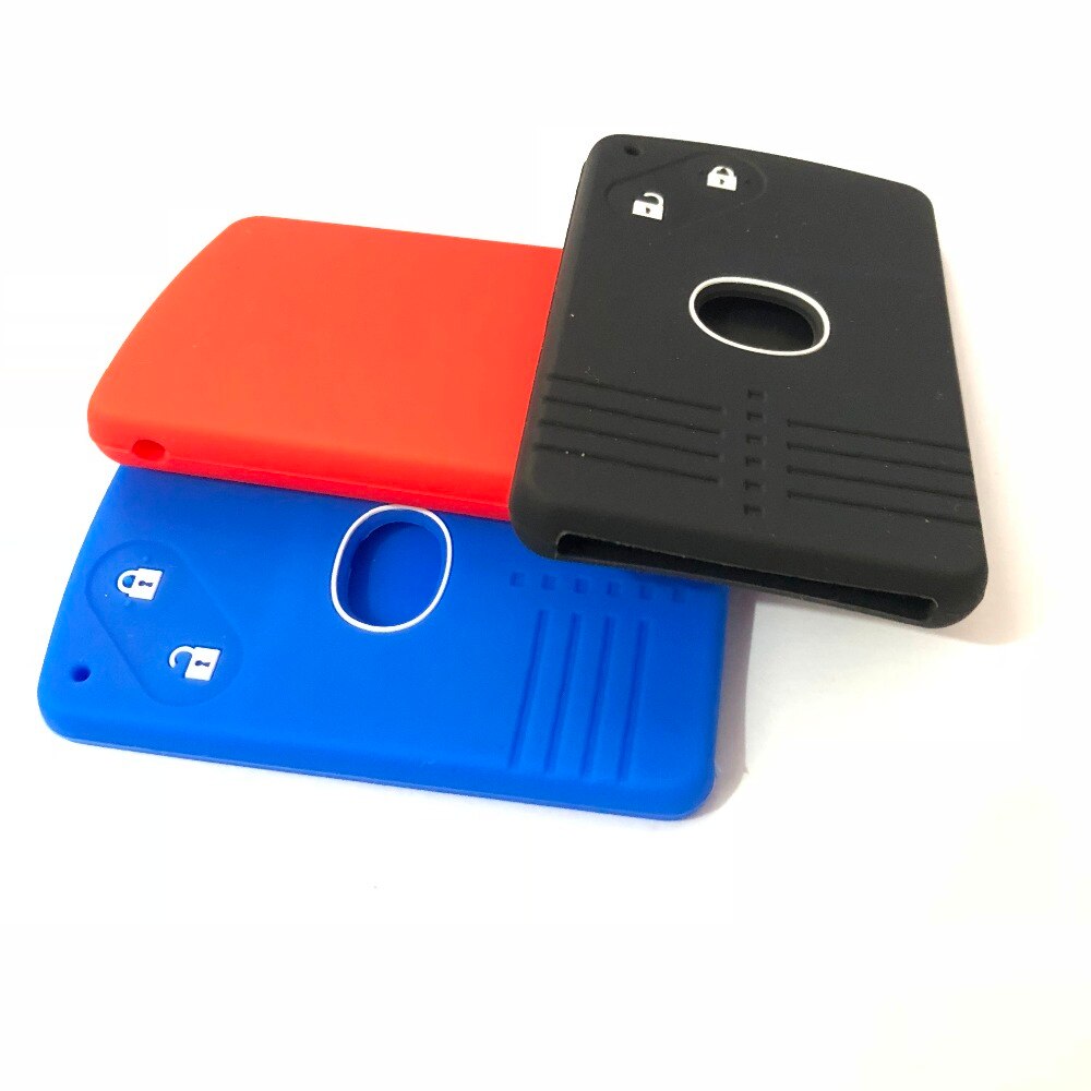 2 Button Card Remote Protect Skin Silicon Jacket For Mazda cx-7 cx-9 fob key card holder 3 5 6 8 Card Key Case Cover