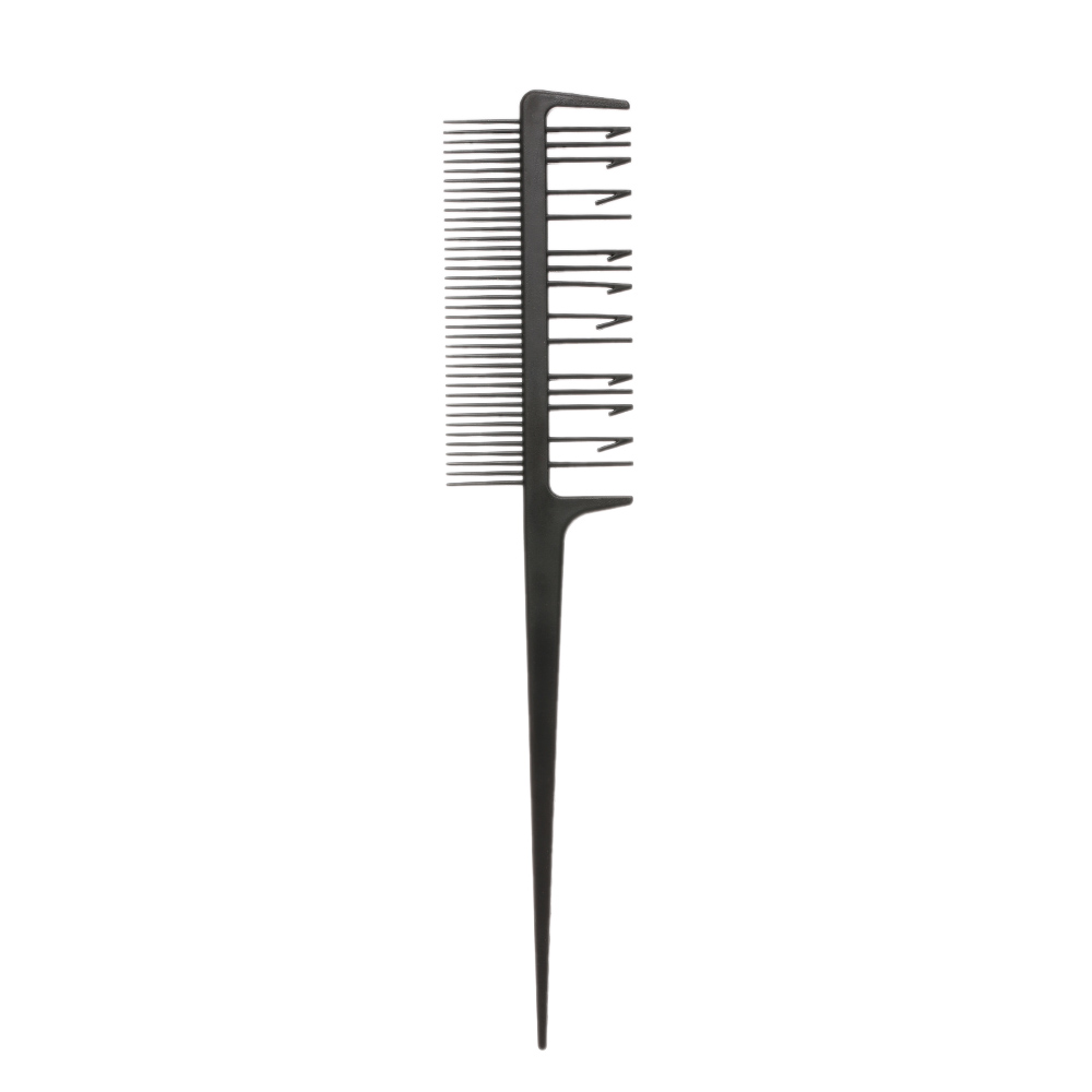 Hair Styling Coloring Dyeing Comb Salon Tool Sectioning Highlighting Weaving Cutting Comb for Hairdressing: size 2