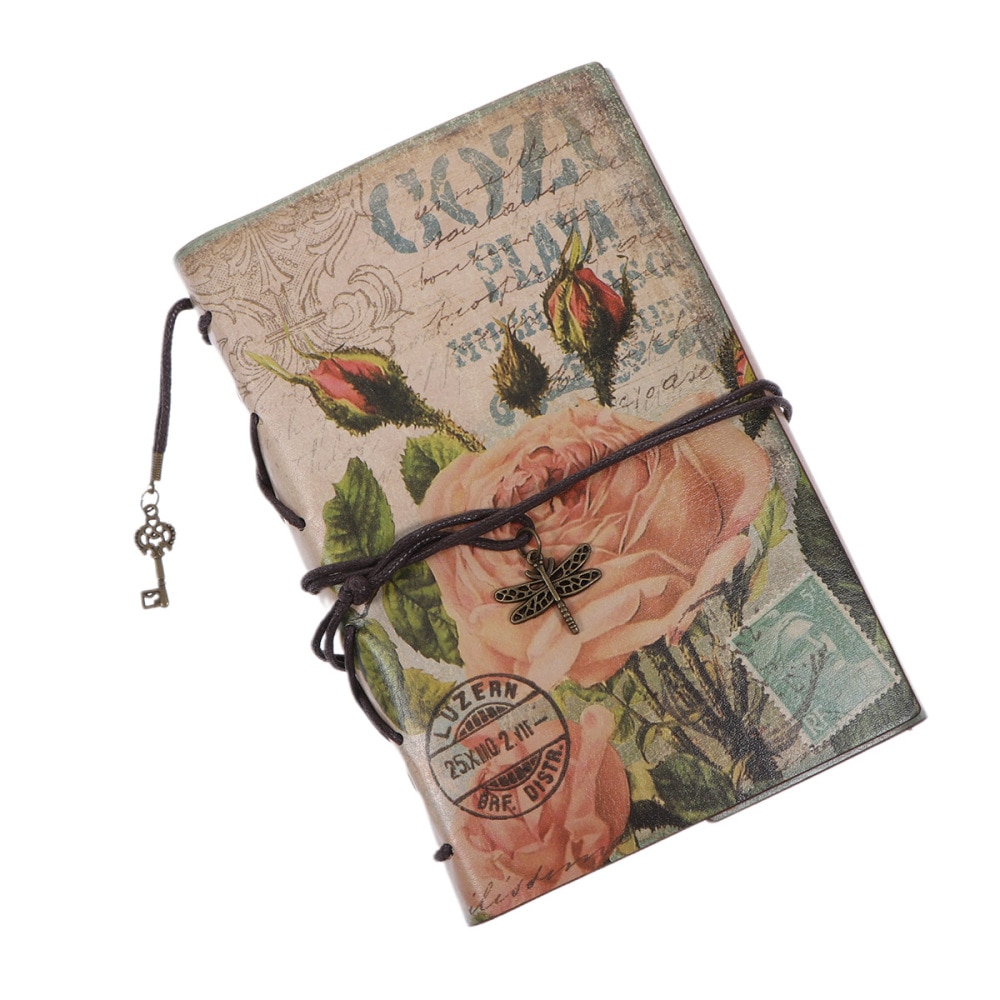 Pu Leather Journal Dagelijks Notebook Vintage Spiraal Gebonden Notebook Hervulbare Sketchbook Retro Dagboek Met Rits Voor Travele