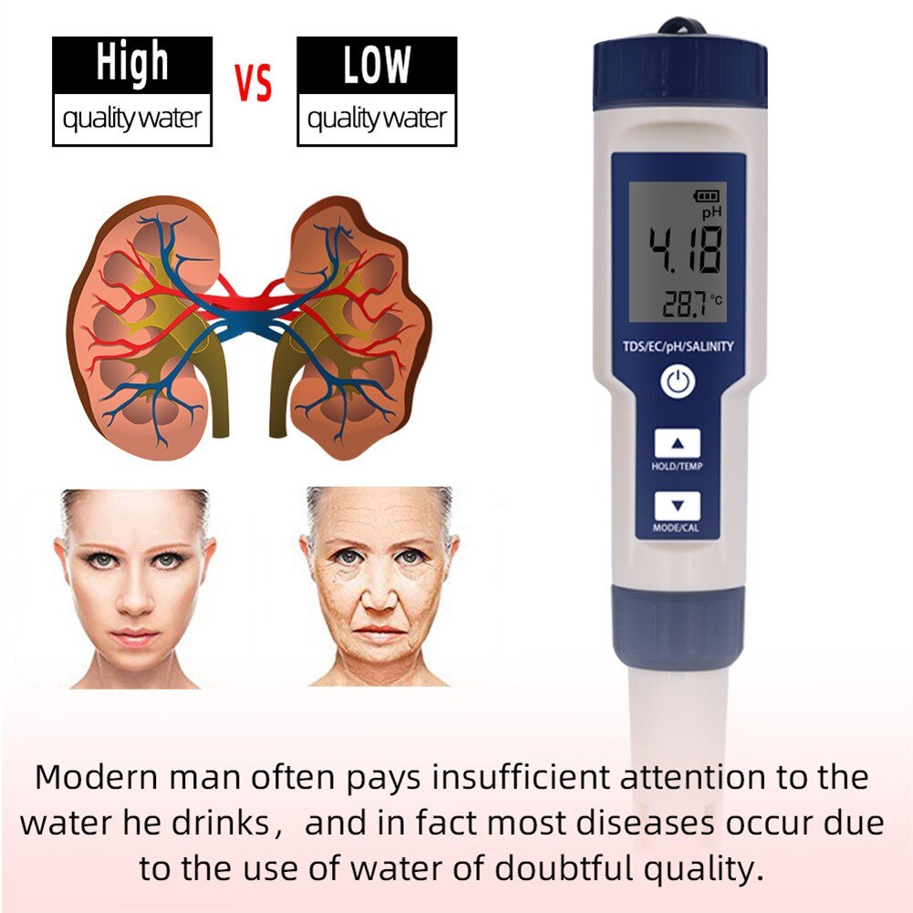 Pool Monitor Water Salinity Salinity And Temperature Temp Tester