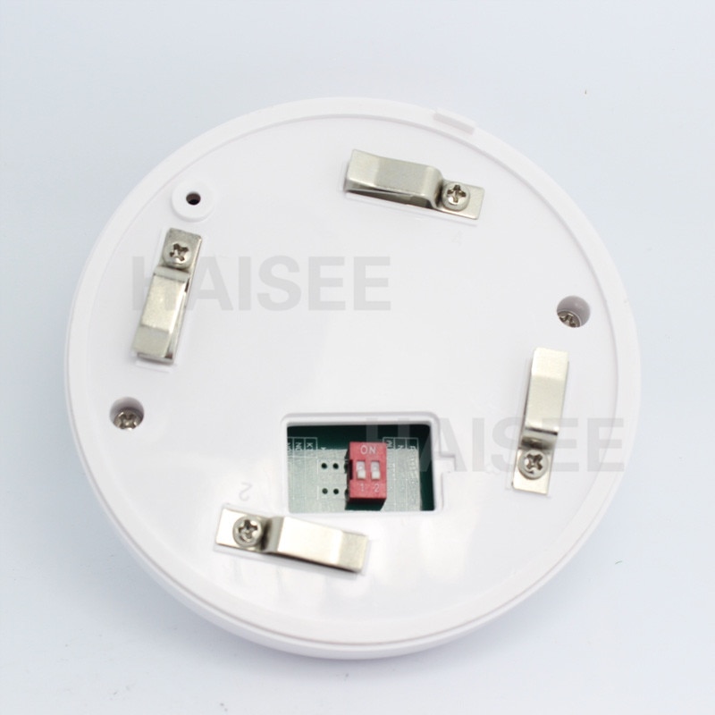 JERUAN 12V DC wired smoke detector optoelectirc sensor use to check fire or anti something burning connect to wired zone