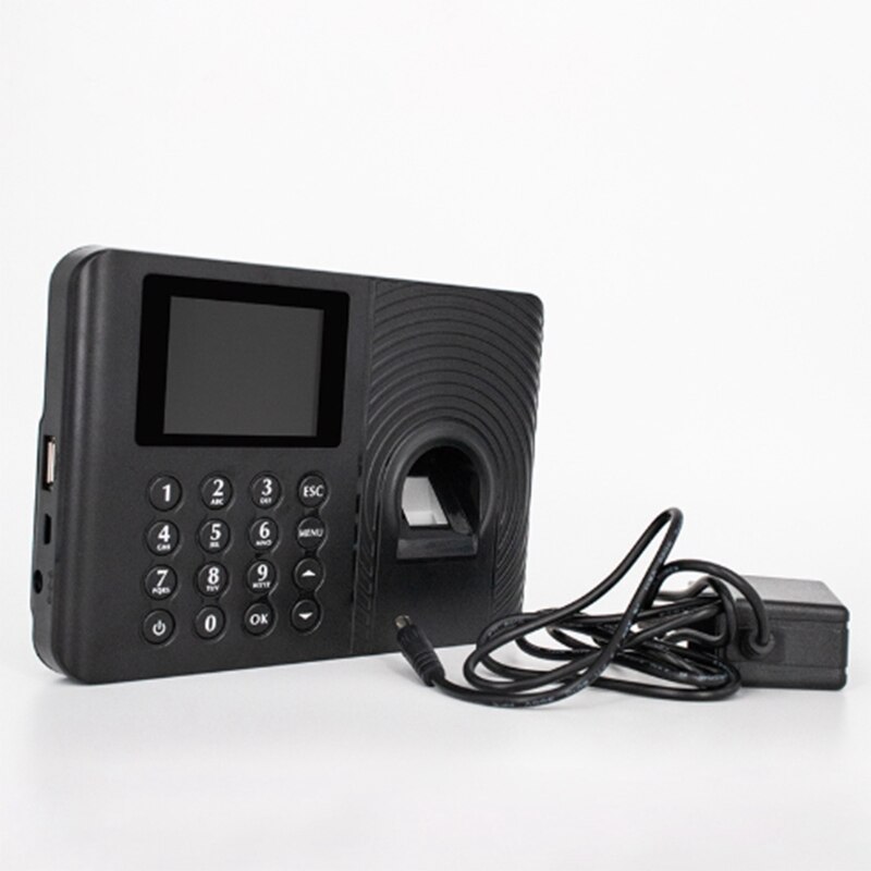 Biometric Attendance System Fingerprint Reader Time Clock Employee Attendance Machine Access Control Commuting Punch Card Machin