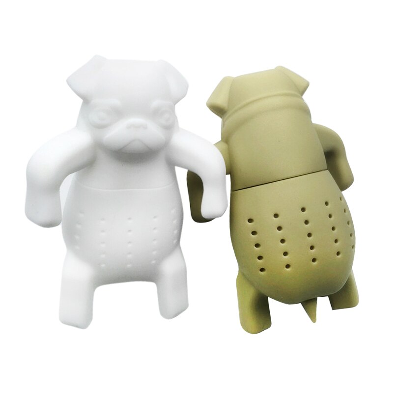 Cute Silicone Dog Tea Infuser Tea Filter Diffuser Reusable Tea Strainer Spice Loose Tea Leaf Herbal Spice Filter