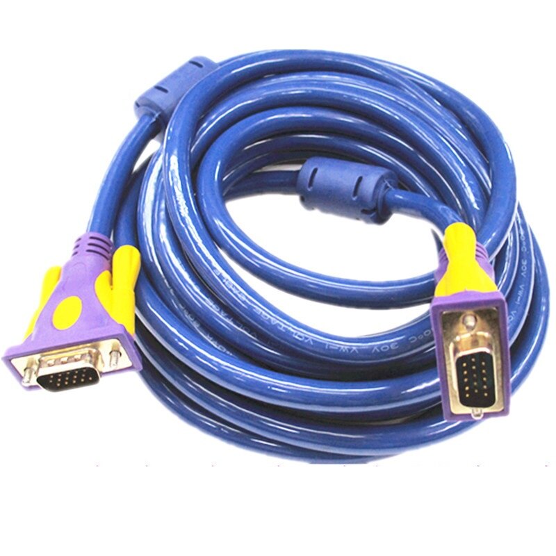 VGA Cable 3+9 High Resolution 1920X1080P Standard 15pins To 15 Pins VGA Male To VGA Male Extender Cable 1.5M 3M 5M 15M 20M