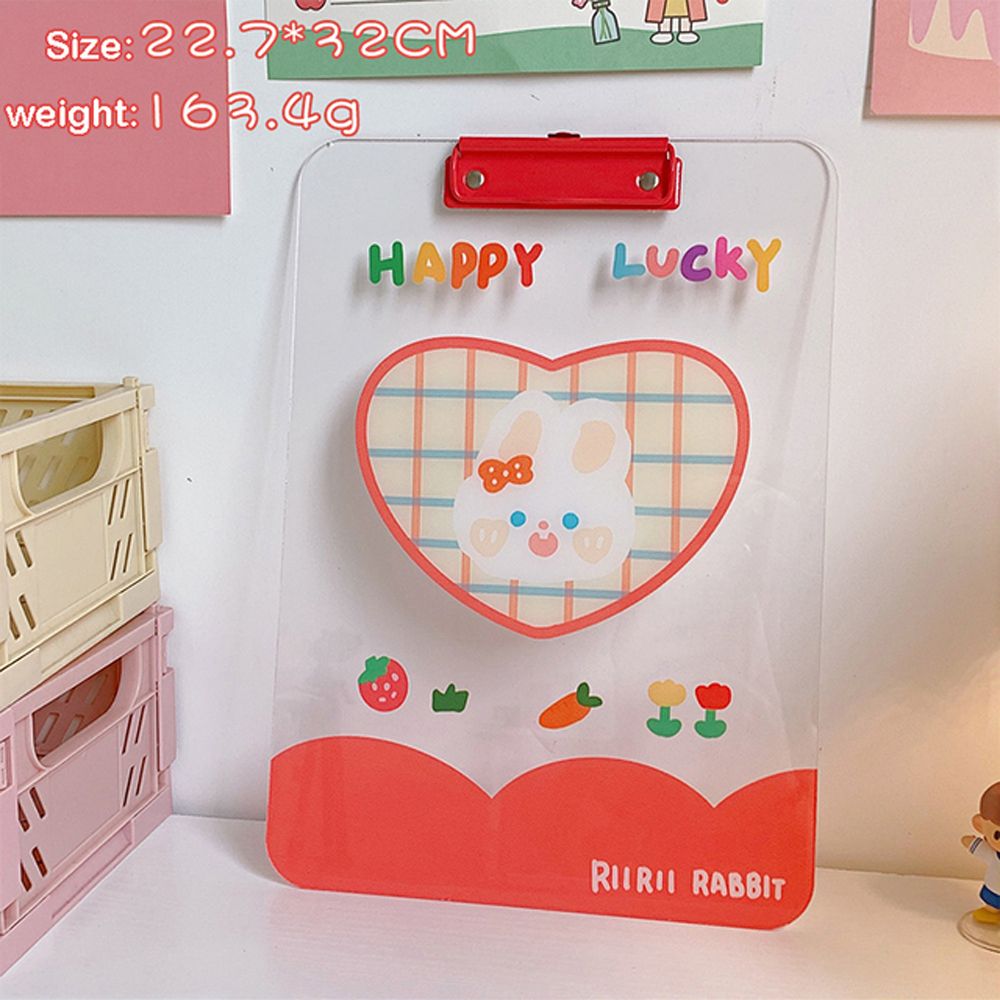 Hole Splint File Folder Acrylic Test Paper Organizer Memo Clip Document Board Clip Clipboard A4 Paperboard Writing Pad: 02