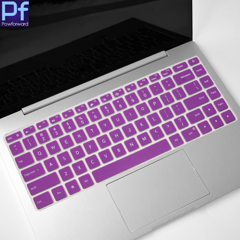 For xiaomi Mi notebook Pro 15.6 inch Silicone Keyboard cover Protector skin Laptop For Xiaomi Pro 15.4'' 15'': purple