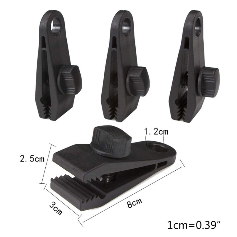 10Pcs Tarp Clips, Zware Duim Schroef, Tarp Klemmen Lock Grip Tent Klemmen Voor Dekzeilen, luifel, Ondersteunen, Dekzeilen