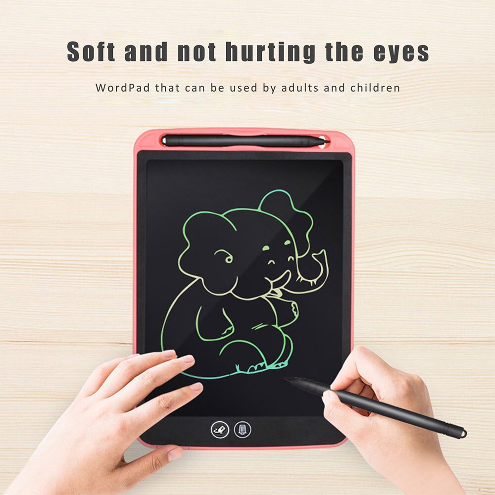 12 inch LCD Writing Tablet Partially Erasing Drawing Board Electronic Thick Pen Highlighting Pads DIgital Tablets With Battery
