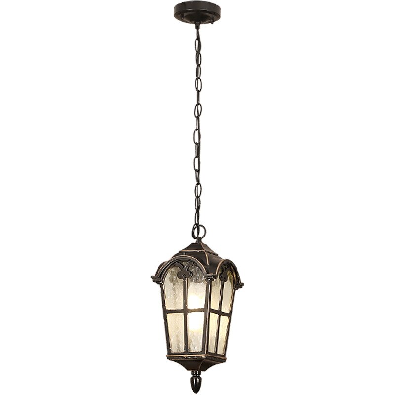 Europese Waterdichte Kroonluchter Balkon Decoratieve Verlichting Wijngaard Hanger Hanglamp Armatuur Villa Verlichting