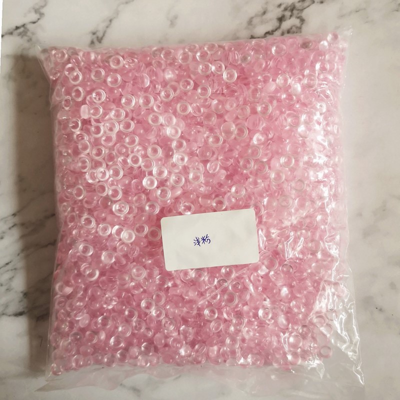 500 g 21 Farben Kristall flache Fischglasperlen Schleimzubehör Bunte Gummibälle für Schleimfüller DIY Zubehör Dekoration: Grün