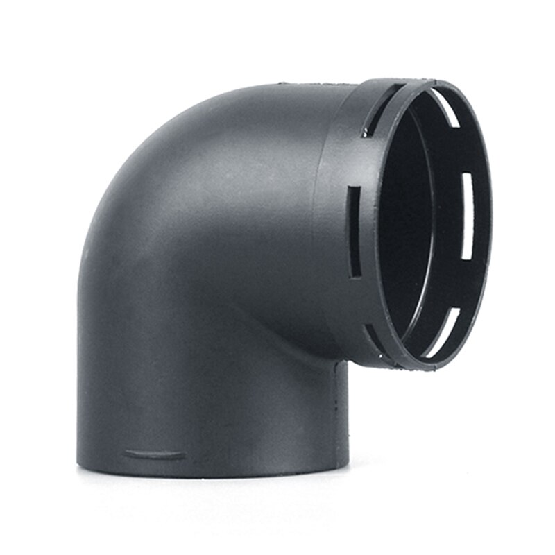 Auto Heizung Warme Luftführung Rohr Ellenbogen Auslauf Stecker Schwarz Kunststoff Ersatz Zubehör Auslauf Stecker: 75mm