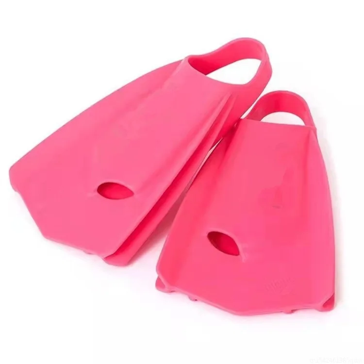 Siliconen Zwemvinnen Reisformaat Flippers Korte Snorkelvinnen Comfortabele Zwemtrainingsvinnen Voor Zwembad