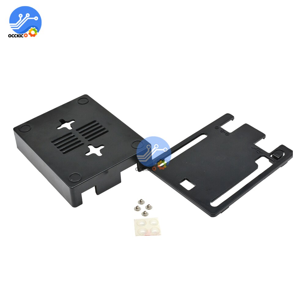 Zwart Abs Plastic Behuizing Beschermende Case Doos Shell Voor Arduino Uno R3 Compatibel Usb Korte Huidige Bescherming Diy Kit