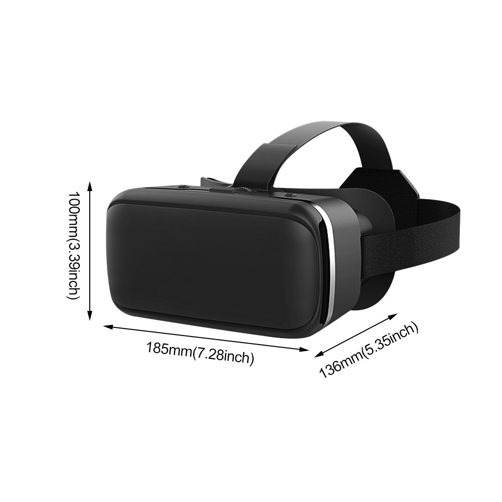 Soft Adjustable Huge Screen Easy Install HD Goggles For Phone 4.5 To 6inch Full Review Detachable VR Headset 3D Glasses