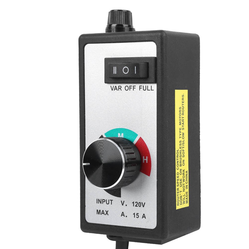 Ac120v 15a motorhastighetsregulator regulator lågspänning 1800w variabel fläkthastighetskontrollomkopplare pwm justerbar fläktregulator