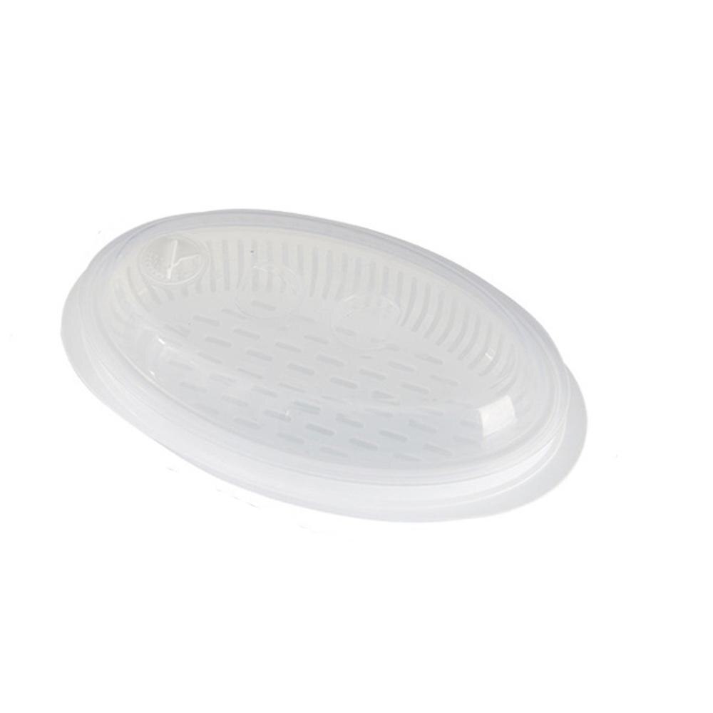 Cuiseur vapeur de poisson, récipient en plastique pour micro-ondes, récipient pour poisson à vapeur avec couvercle pour four à micro-ondes 10: Default Title