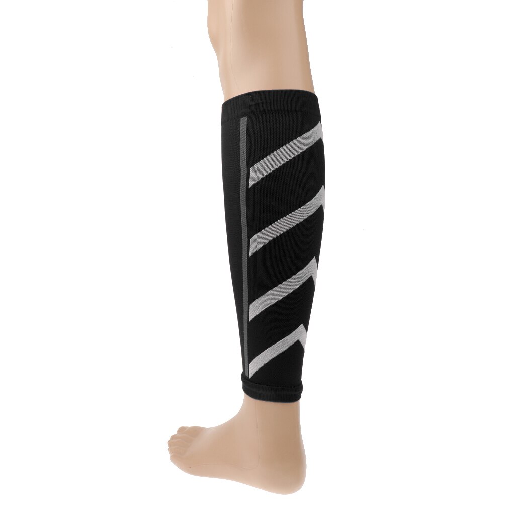 2 Pairs Unisex Running Compressie Kalf Mouwen Shin Spalken Been Sokken