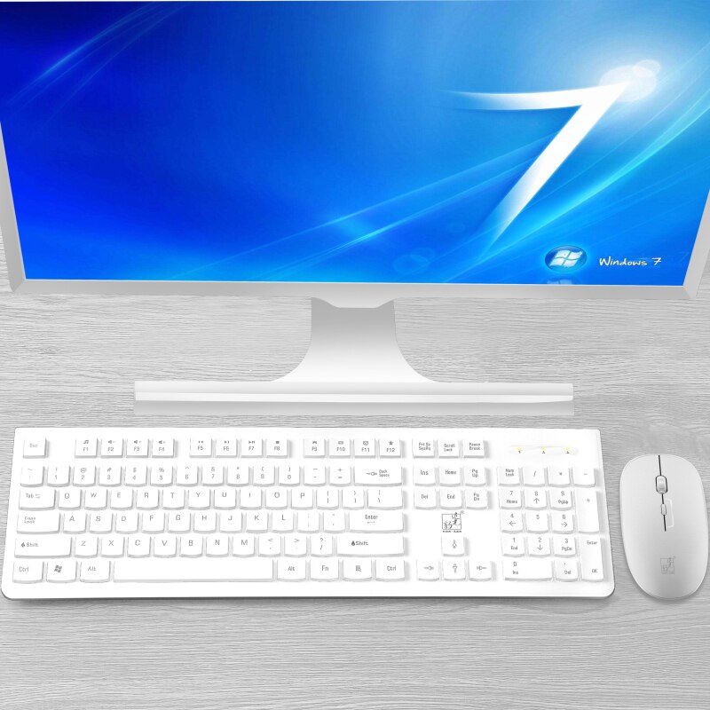 wireless business office keyboard and mouse set ergonomic mute computer keyboard and mouse set 2.4G wireless mouse 1600PDI