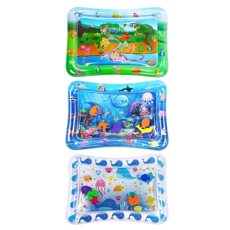 Zomer opblaasbare mat voor baby's watermat veiligheidsmat peuter activiteit speelkussen vroegschoolse educatie speelgoed