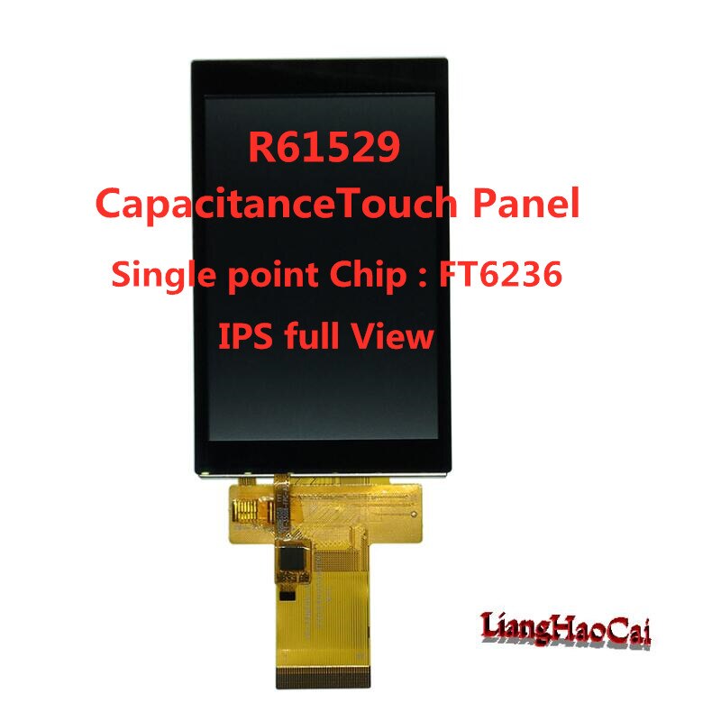 320x480 Kapazität berühren 3,5 zoll TFT LCD dispaly volle farbe alle ansicht IPS Visuelle Winkel ILI9481 R61529 Chip IC MCU spi-schnittstelle: R61529 Single Punkt