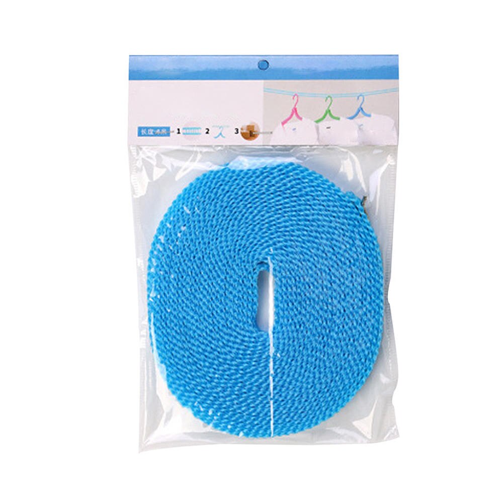 8M Outdoor Travel Business Clothesline Washing Clothes Line Rope Practical Portable Clothes Rope Random Color
