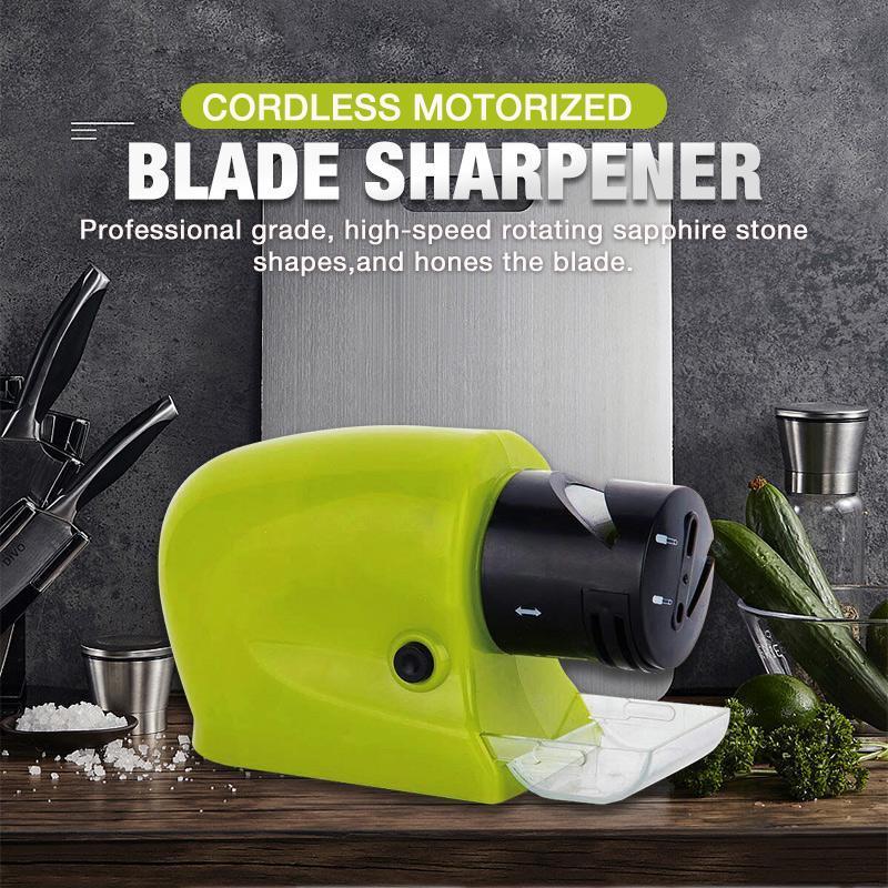 Electric Knife Sharpener Cordless Motorized Blade Household Sharpener Swifty Sharp Kitchen Knife Blade Sharpener