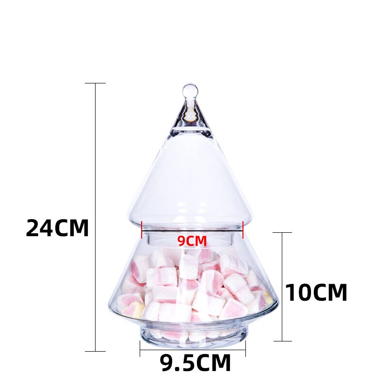 European Glass Jars with Lid Candy Cookie Stash Jar Snacks Dessert Bottle Food Container Storage Tank Home Decoration Modern