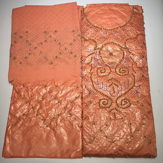 bazin riche getzner african fabric with rhinestones & beads latest top 3 in 1 basin tissu africain brocade fabric for dress