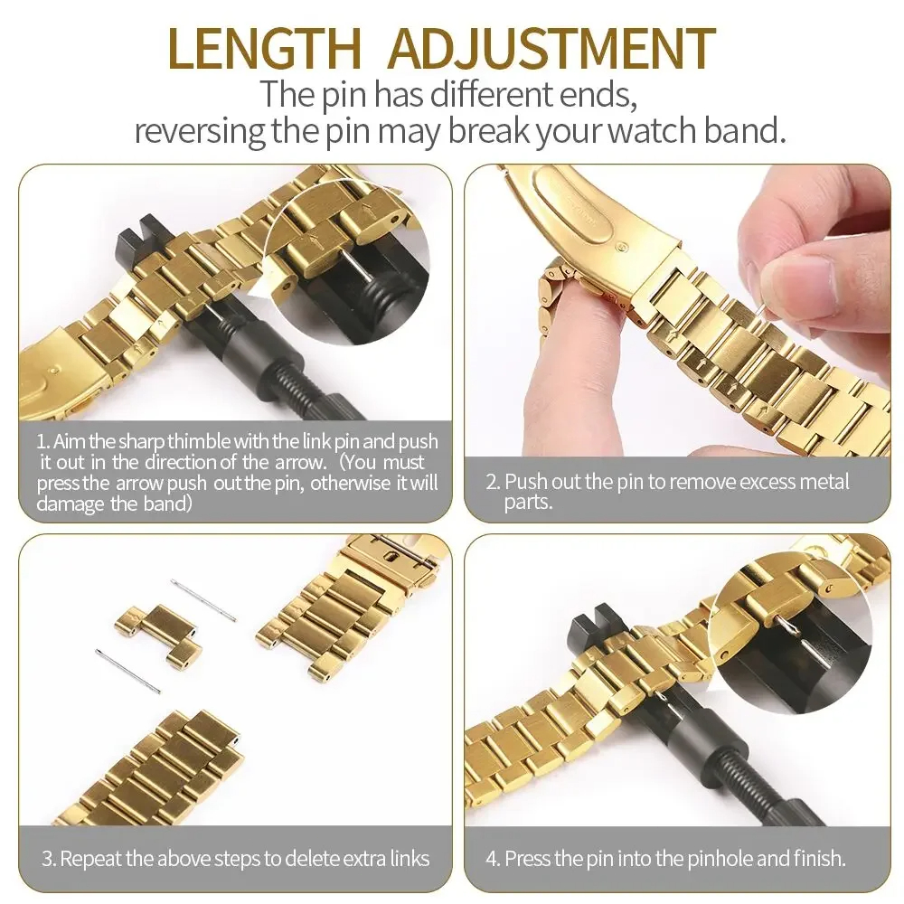 Correa de Metal para Omega X Swatch Joint MoonSwatch, pulsera de acero inoxidable de 20mm, accesorios de repuesto para pulsera de negocios