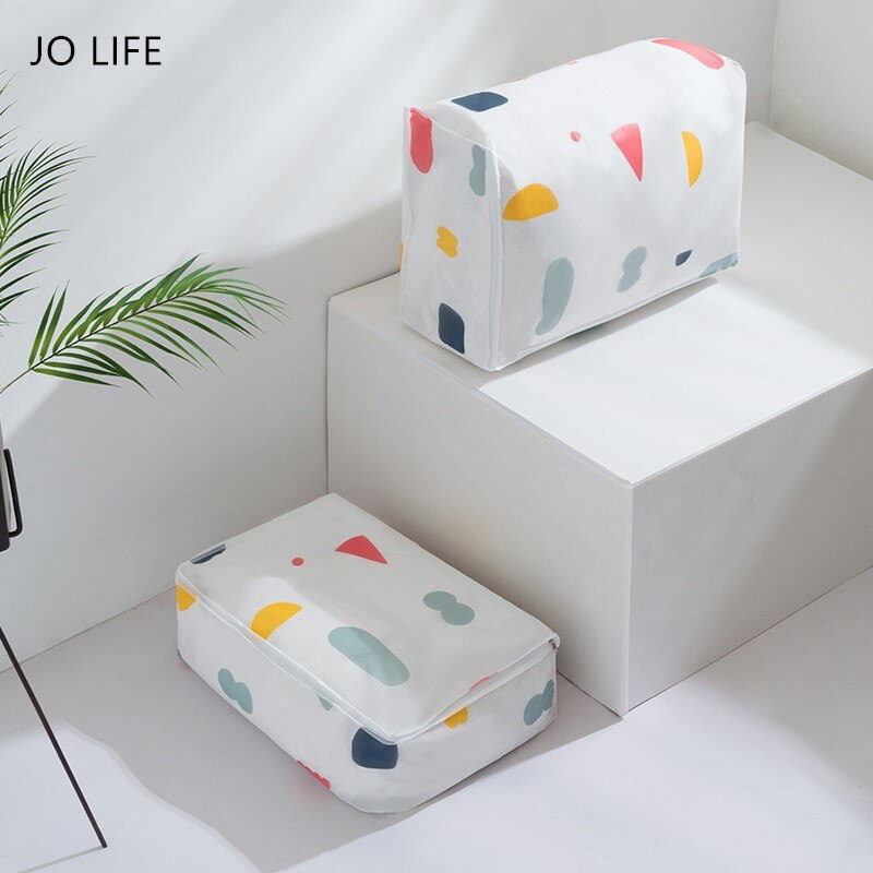 JO LIFE-organizador de almacenamiento de colchas, bolsa para guardar edredones, a prueba de humedad, para equipaje de viaje