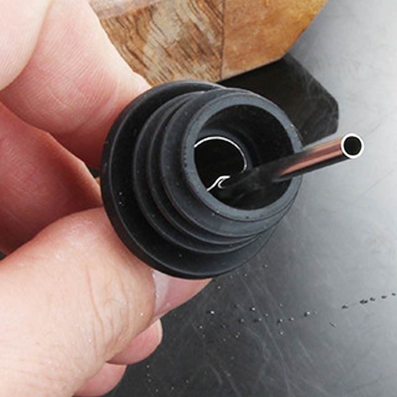 2-3PCS Stainless Steel Speed pourer Liquor Bottle Pourers and Vinegar Tapered Stopper Spout Suitable for About 3/4" Bottle Mouth
